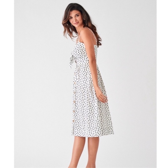 DL1961 Prince Street Keyhole Tie-front Dress - Picture 3 of 12